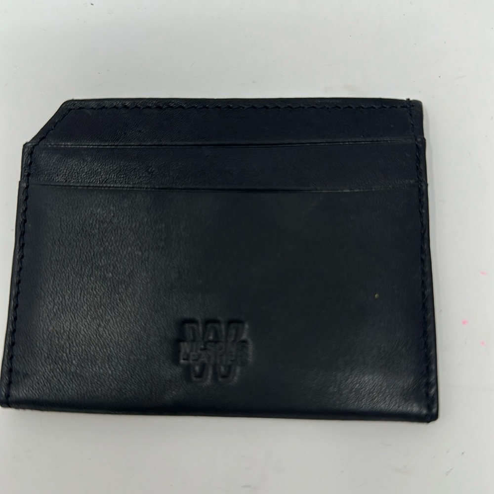 Wilson Leather Handcrafted Black Leather Wallet NWT - Picture 2 of 4